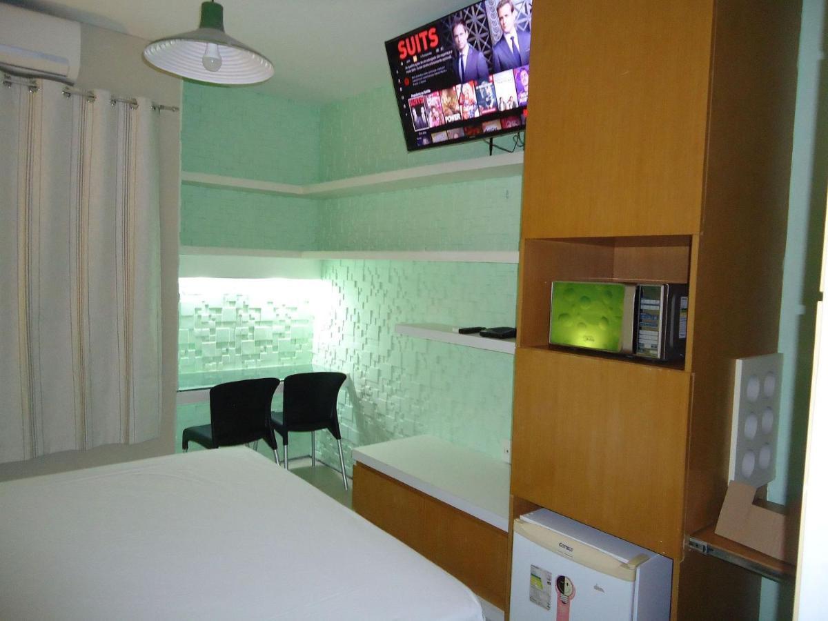 福塔雷萨804 Lindo Flat Mobiliado Com Vista Lateral Mar Na Praia De Iracema公寓 外观 照片